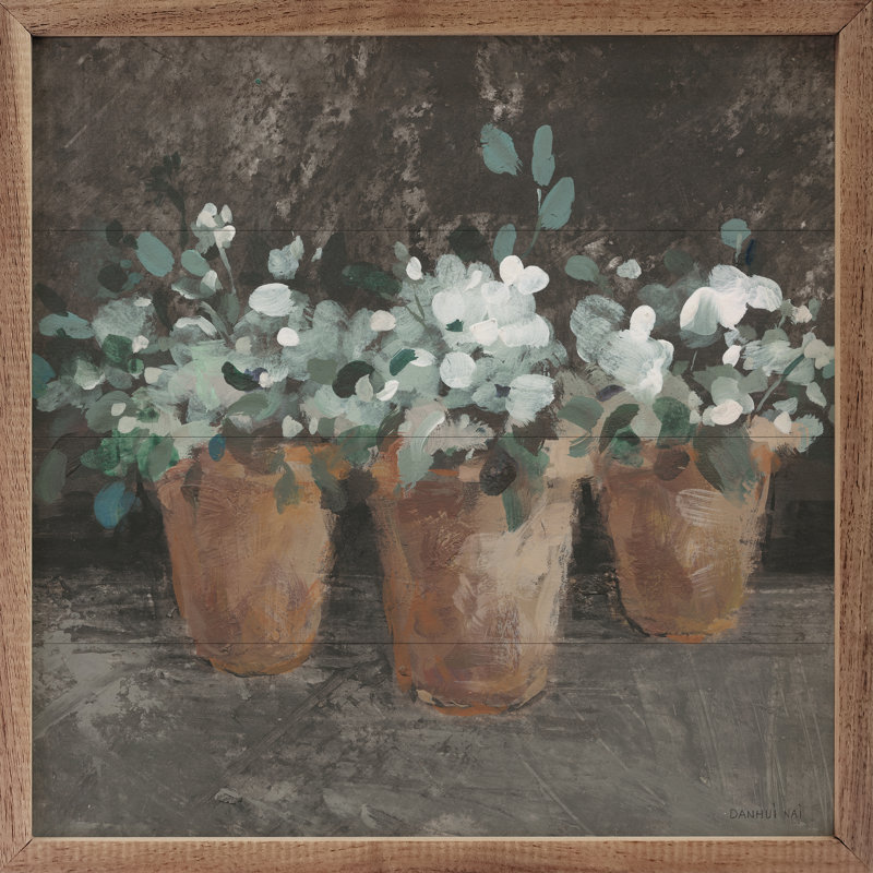 «Geranium Glory II Flowers» par Danhui Nai, H 12 po x l 12 po x P 1 po