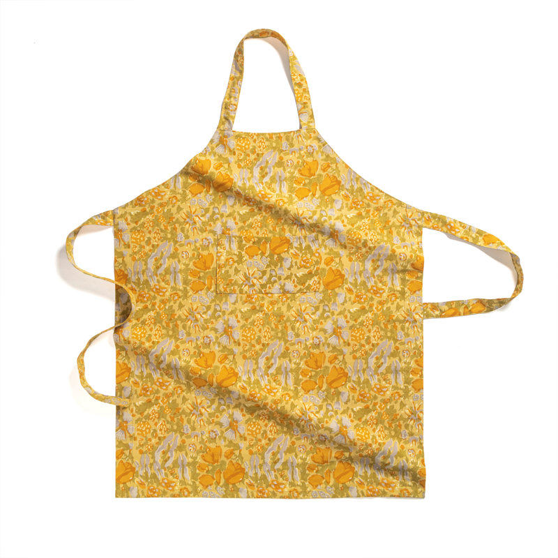 Jardine Apron, Mustard/Gray