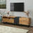 Modern TV Stand for 80'' TV with Double Storage Media Console Table Entertainment Center-112473726