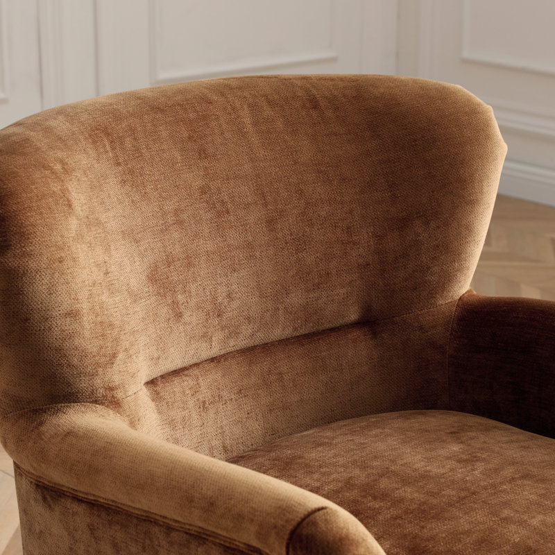 Upholstered Chenille Accent Chair