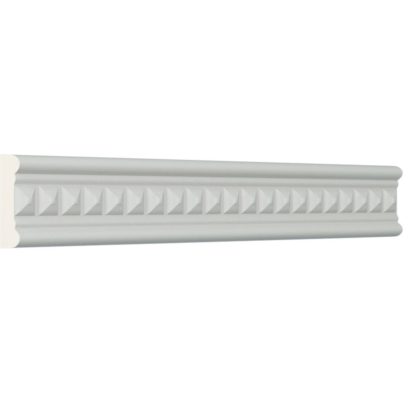 Endurathane Swindon Chair Rail, 1 1/2"H x 1/2"P x 94 1/2"L (1/2"Repeat), Factory Primed