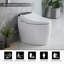 Toilette allongée pour bidet MONSFEST 1,28 gallons GPF