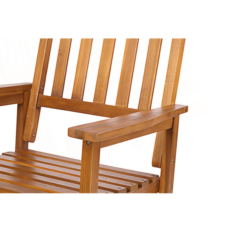 Chaise berçante d'intérieur, chaise d'extérieur, Marron clair