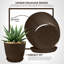 Pots à plantes d'intérieur avec drainage-124512127