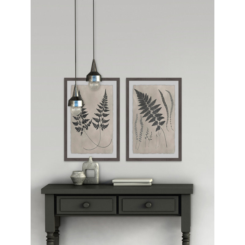 « rétro diptych, étude d’art », ensemble de 2 reproductions d’impressions encadrées, H 24 po x l 16 po x L 1,5 po
