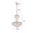 Antione 6 - Light Glass Empire Chandelier-32478646-32478645