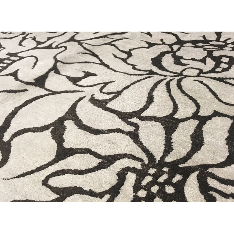 Floral Area Rug, Rectangle 5'10" x 9'