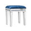 13 Drawer Mirrored Dressing Table Set with Decorative Vanity Stool