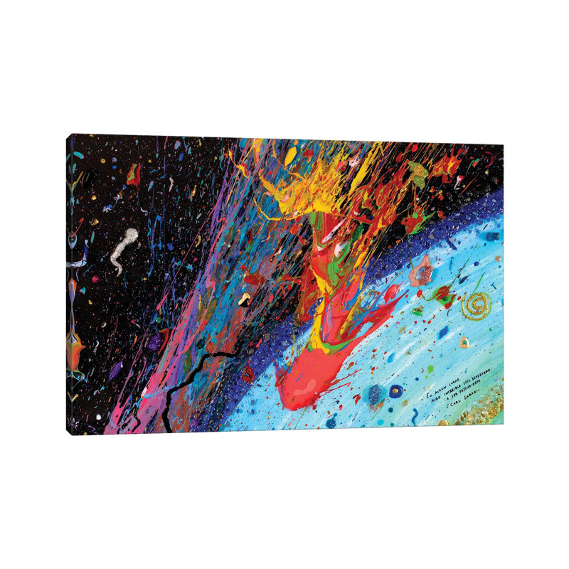 Travesía Interestelar 1 Piece Wrapped Canvas Painting, 20.32 cm H x 30.48 cm W