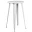 Ensemble de tables de bar rondes en métal pour l'intérieur et l'extérieur Gyala-96103402-96104968