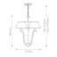 Orana 3 - Light Shaded Chandelier