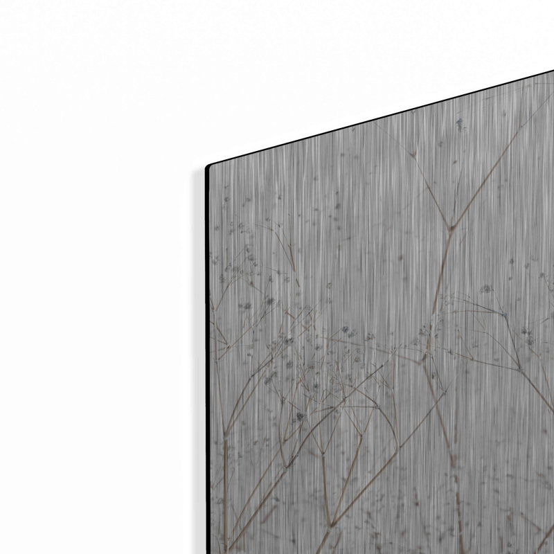 «Gypsophila» par Elise Catterall, art mural en métal, 24 po x 36 po, H 16 po x l 12 po