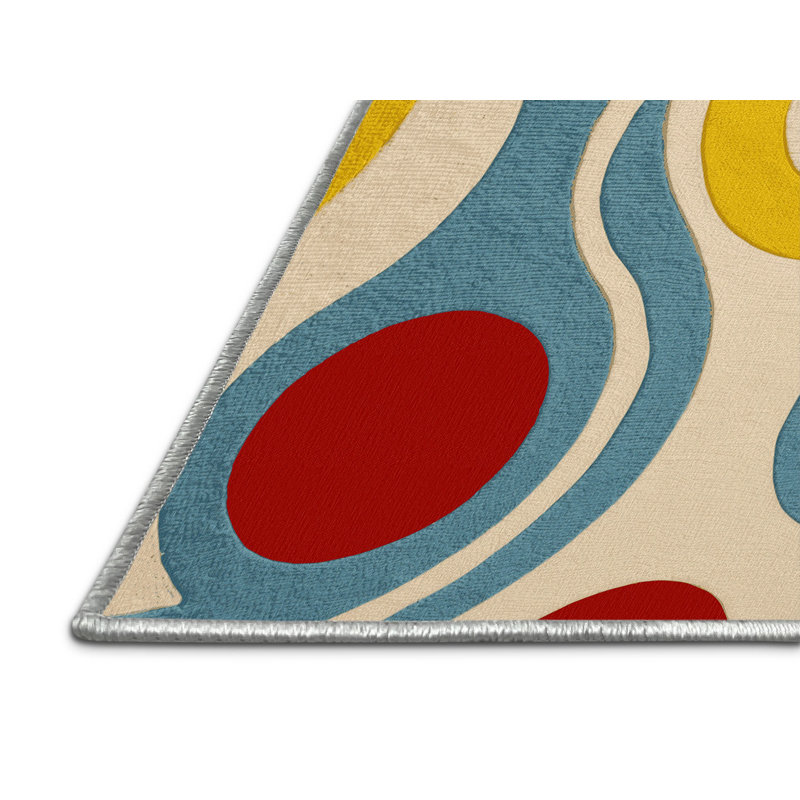 Spunky Dash Rug, Rectangle 4' x 6'