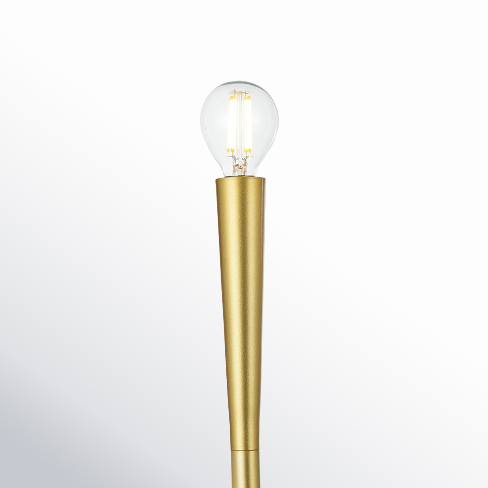 Catalena 6 - Light Dimmable Classic/Traditional Chandelier, 23" H x 30" W x 30" D, Gold