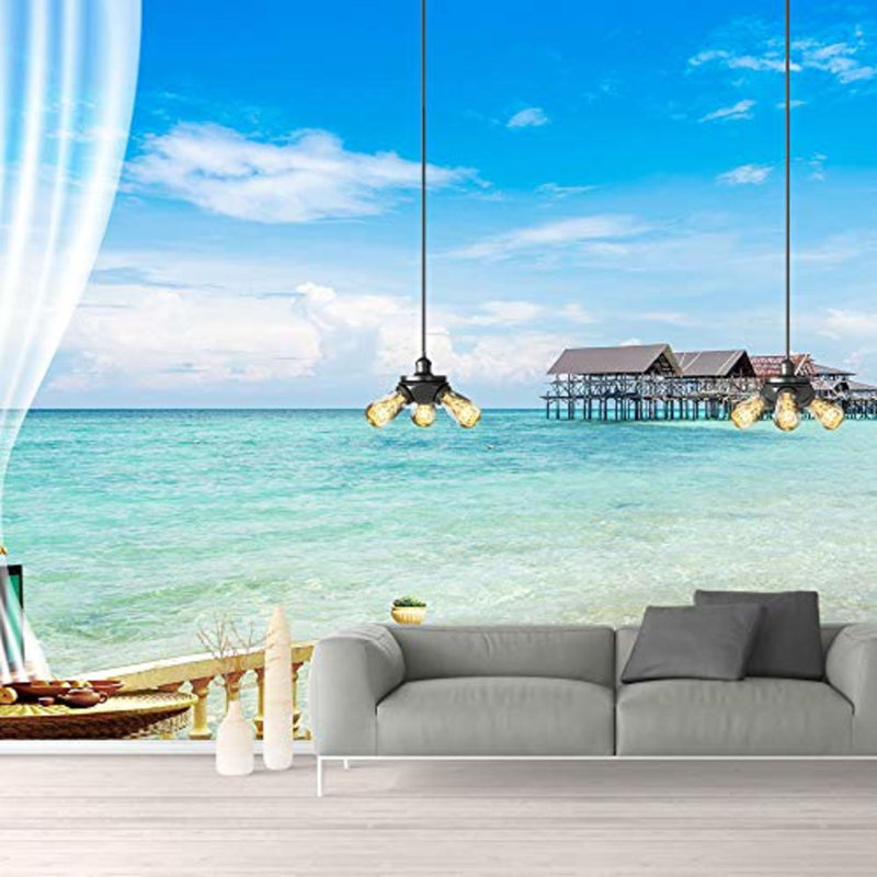 Scenery Outside The Balcony Peel & Stick Border, 66" L x 96" W