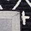 Tapis noir / ivoire Metro 460-626440128