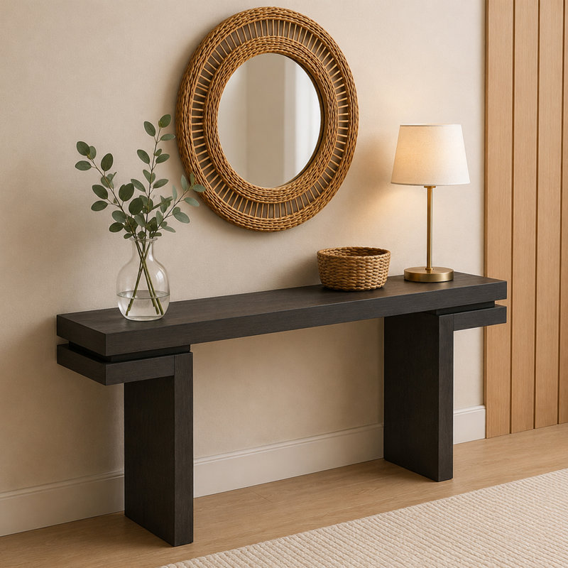 Console 66 po extra large, Noir