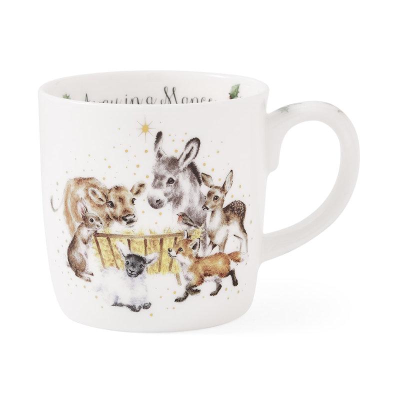 Classic Wrendale Designs, Away in a Manger Mug