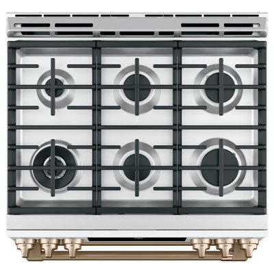 Café 30" 6.7 cu. ft. Smart Slide-in Gas Range with Griddle
