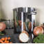 Design Imports 8 pte Marmite en acier inoxydable avec couvercle