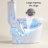 Small Compact One Piece Toilet Dual Flush
