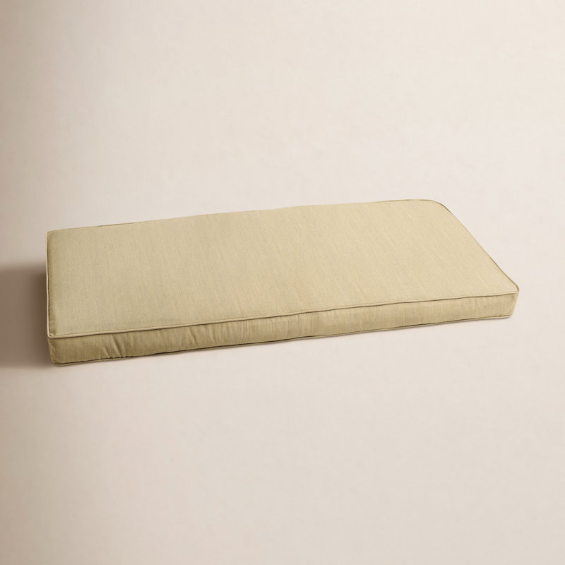 Coussin de banc d'extérieur Charton Sunbrella, L 55 po x P 18 po, Palette sable Sunbrella®