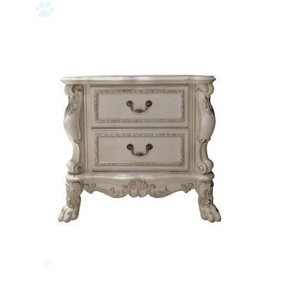 Mekenzie II Bone Finish Nightstand