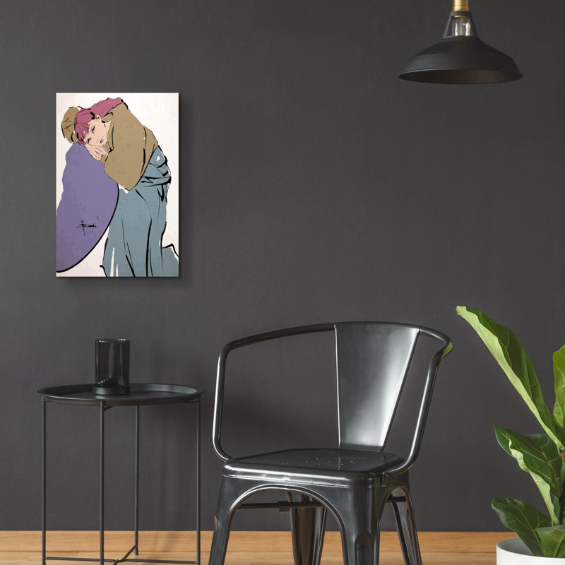 «Comfortable» par TM Borenstein, H 24 po x l 16 po x P 0,2 po