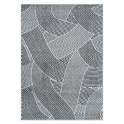 Bohemian Stripe Waves Area Rug