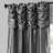 Ryker Ruched Solid Faux Silk Taffeta Room Darkening Curtains for Bedroom & Living Room Curtains - Single Panel Drapes-1838551272-1838551279
