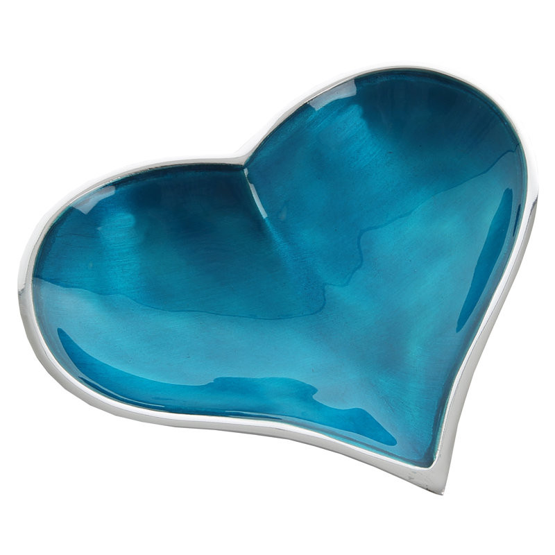 17 Stories Claudel Aluminum Serving Bowl, Aqua