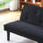 The corduroy sofa bed can be flexibly adapted to living rooms, flats and bedrooms and can be switched between two comfortable formats-118707504