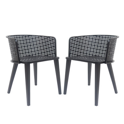Milan Outdoor Dining Chair(Set Of 2)