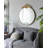 36" X 41" Large Round Wall Mirror With Gold Metal Frame