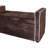 22" Shoe Storage Bench, Brown Suede