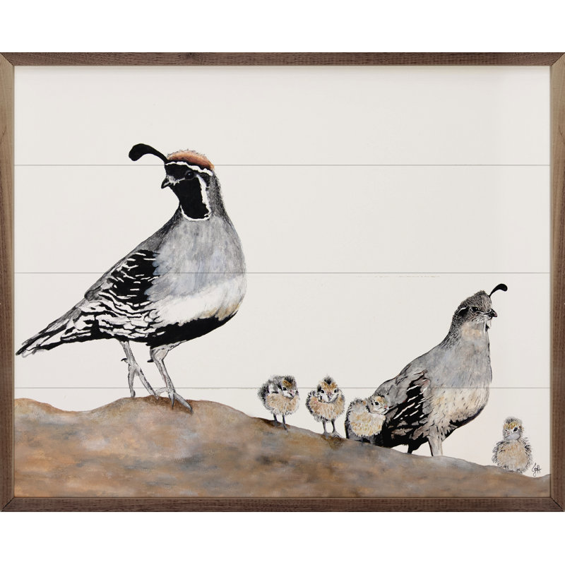 " Carefree Easy Street Quail By Jodi Hatfield " by Jodi Hatfield, 32" H x 40" W