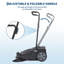 Balayeuse manuelle à pédale de 25,6 po de largeur, non électrique, avec bac à débris de 5 gallons, poignée pliable réglable, balai multi-surfaces pour patio, cour, garage, allée, allée et atelier-130390466-130390463