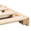 Floor Bed Frame 80 X 210 Cm Solid Pine Wood-1393894775