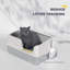 Stainless Steel Litter Box with Scoop