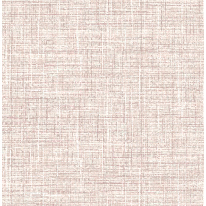 Rouleau de papier peint L 33 pi x l 20,5 po Barkley Linen, Rose