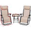 Fauteuil inclinable avec coussins et table Varian-1084927491