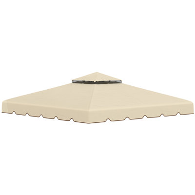 Outsunny Polyester Replacement Canopy for Gazebo