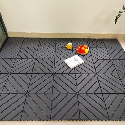 Carreaux de terrasse en plastique emboîtables