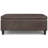 Harrison 40"W Upholstered Large Square Coffee Table Storage Ottoman with Split Lift Top-105374281