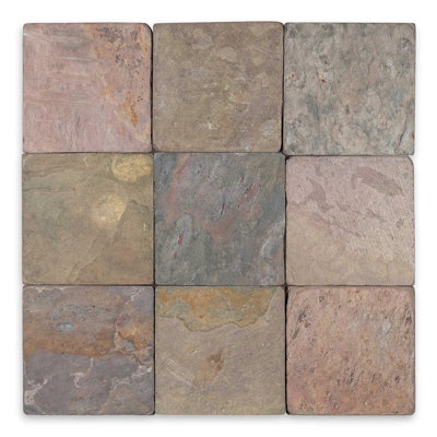 Rainbow Slate Wall and Floor Tile