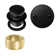 Universal Thread Bathtub Tip-Toe Drain with 2-Hole Overflow