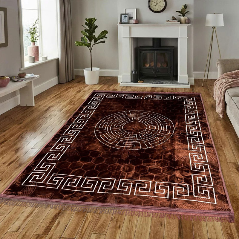 Geometric Indoor / Outdoor Area Rug, Rectangle 160 x 230 cm