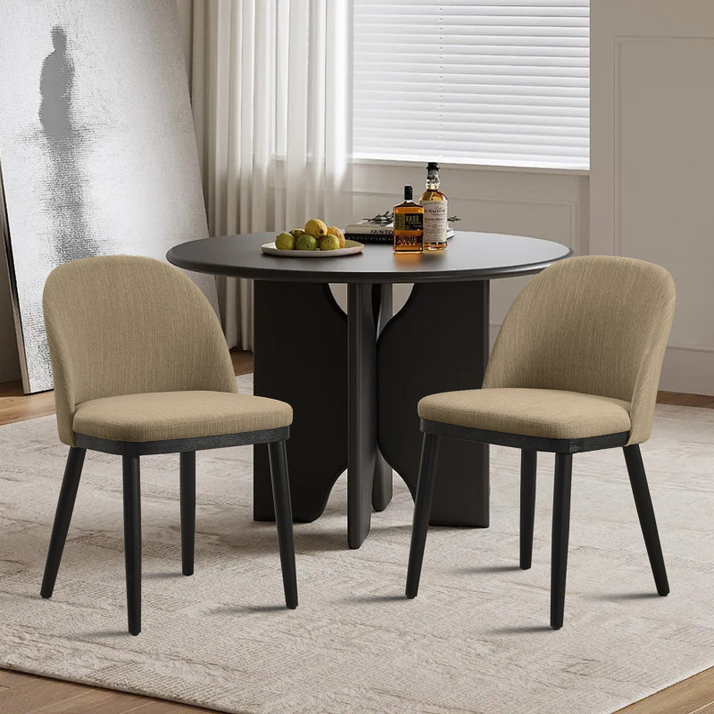 Upholstered Accent Chair, Khaki
