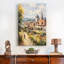 Paysage rétro XCII - toile tendue avec châssis-557701556