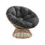 Chaise papasan pivotante avec coussin Charlcy-836382936